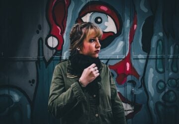 teenager in crisis, dark sad.