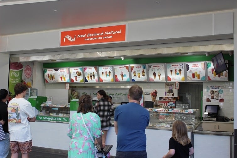 new zealand icecream shop at south bank parklands