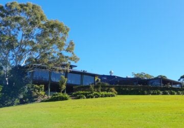 The restaurant at Ocean View Estate.